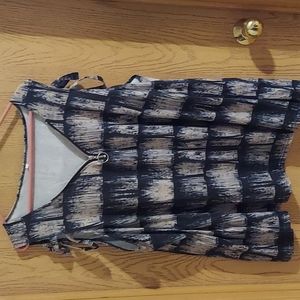 Cold shoulder woman's long sleeve top.